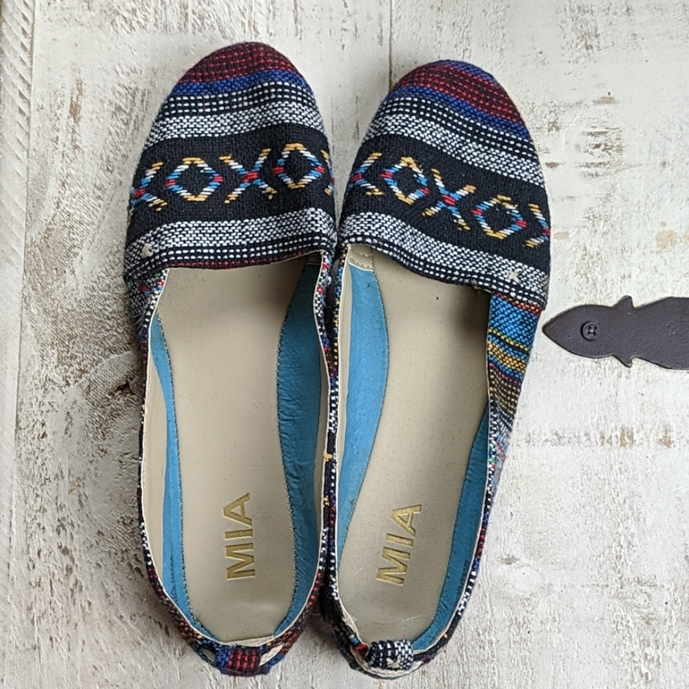 BOGO Mia Harry flats with XOXO print